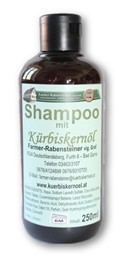 Bild von Shampoo mit Kürbiskernöl